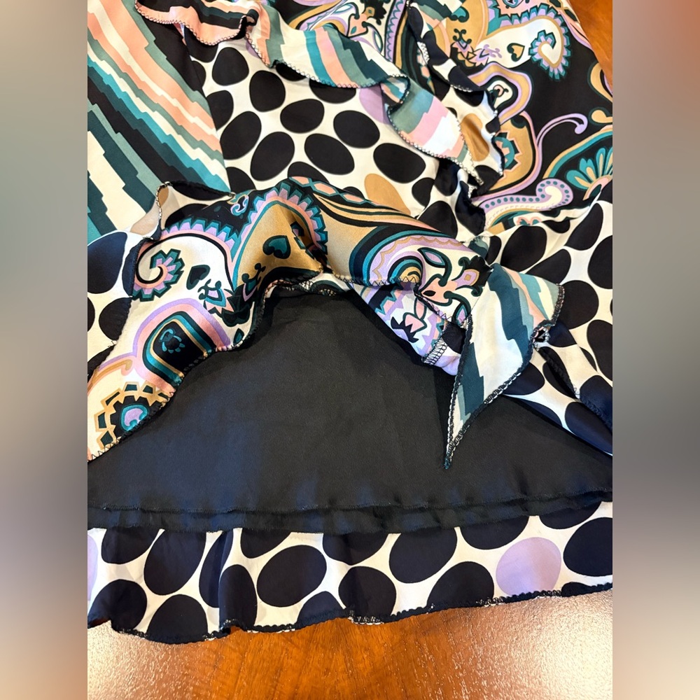Paisley and Polka Dot Skirt, size 8 - Picture 4 of 6